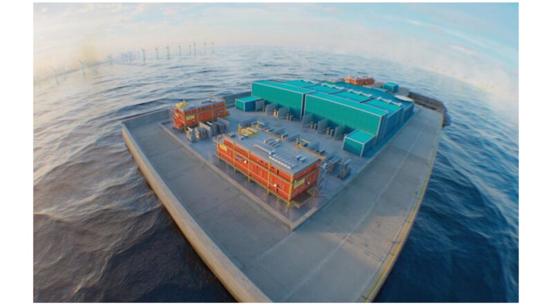 Eiffage participe à la construction de 4 sous-stations électriques, qui seront installées sur la première île énergétique artificielle